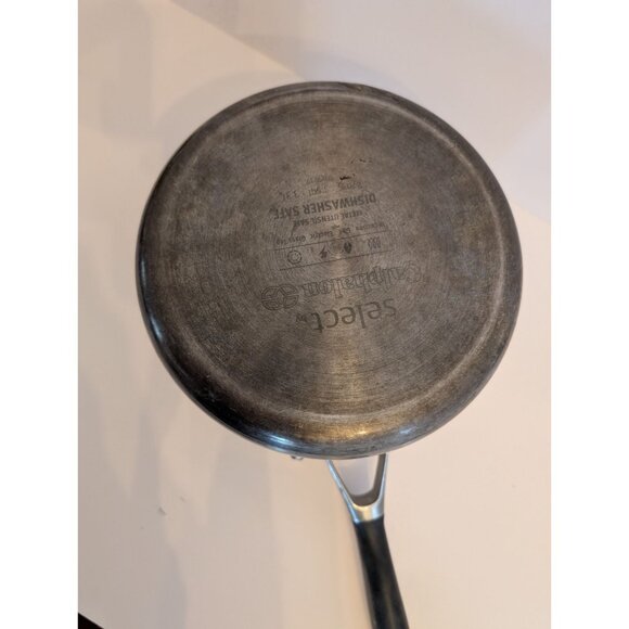 Select By Calphalon Stainless Steel Saucepan 3.5 Quart With Black Handle Dishwas - Picture 4 of 6